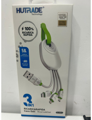 CARICABATTERIE 3 IN 1 HUTRADE